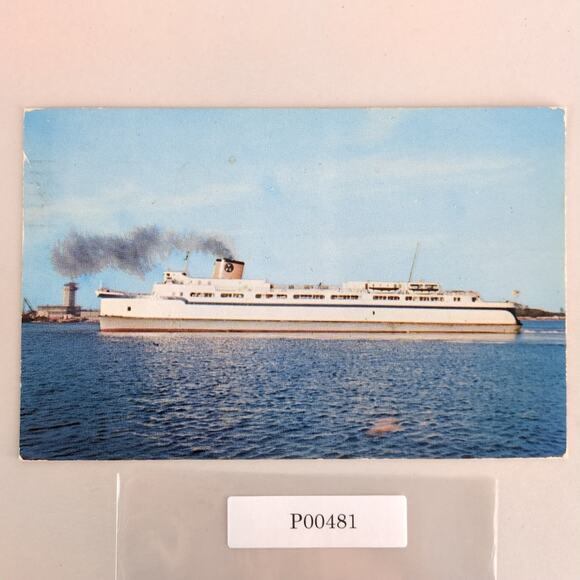 Princess Anne Passenger Ferry Luxury Liner 1950s Postcard Virginia Cruise Ship - Picture 1 of 2
